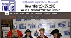 Desktop Screenshot of chicagotardis.com